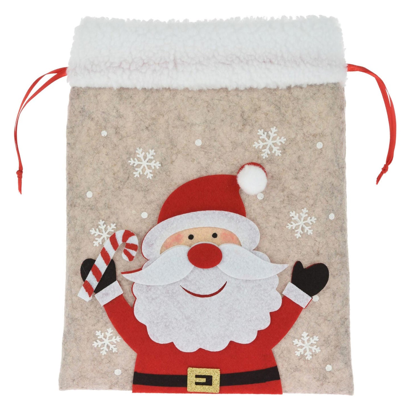 Borsa in feltro di figura di Natale