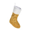 Calzino di Natale con paillettes