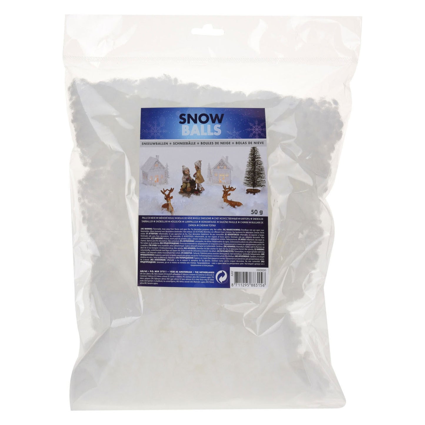 Copos de nieve, 50 gramos