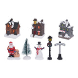 Villaggio di Natale con LED, 10dlg. - afbeelding 2