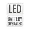 Kerstdorp met led, 10dlg.