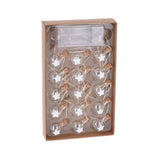 Guirnalda de alambre con 15 bolas de Navidad Led White White - afbeelding 3