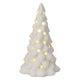Árbol de Navidad de porcelana con LED, conjunto de 6 piezas