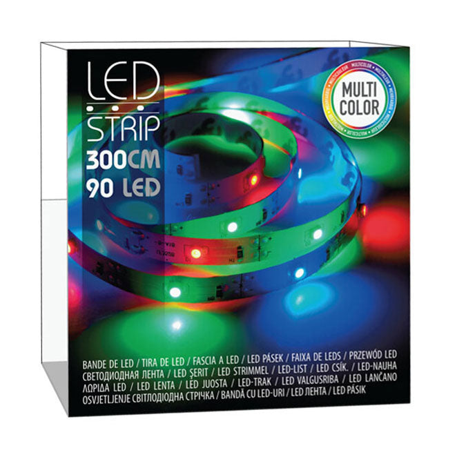 - Striscia a LED 3 m gomma 90 pezzi