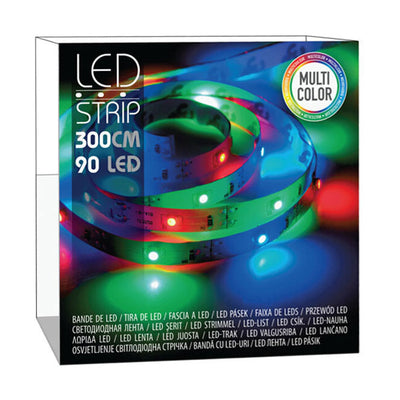 - Fuera LED 3 m de goma 90 piezas