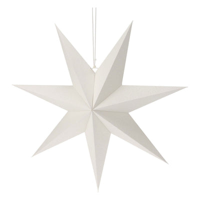 Papel de estrella blanco, 60 cm