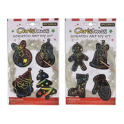 Kraskunst Christmas Hangers, 4st. - afbeelding 1