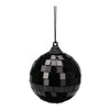 Black Christmas Bauble Spiegelbol, 12st.