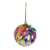 HOJA DE BAUBLE DE NAVIDAD 6 cm, establecer Vam 12 piezas