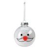 Christmas Bauble Snowman 8cm, set di 12 pezzi