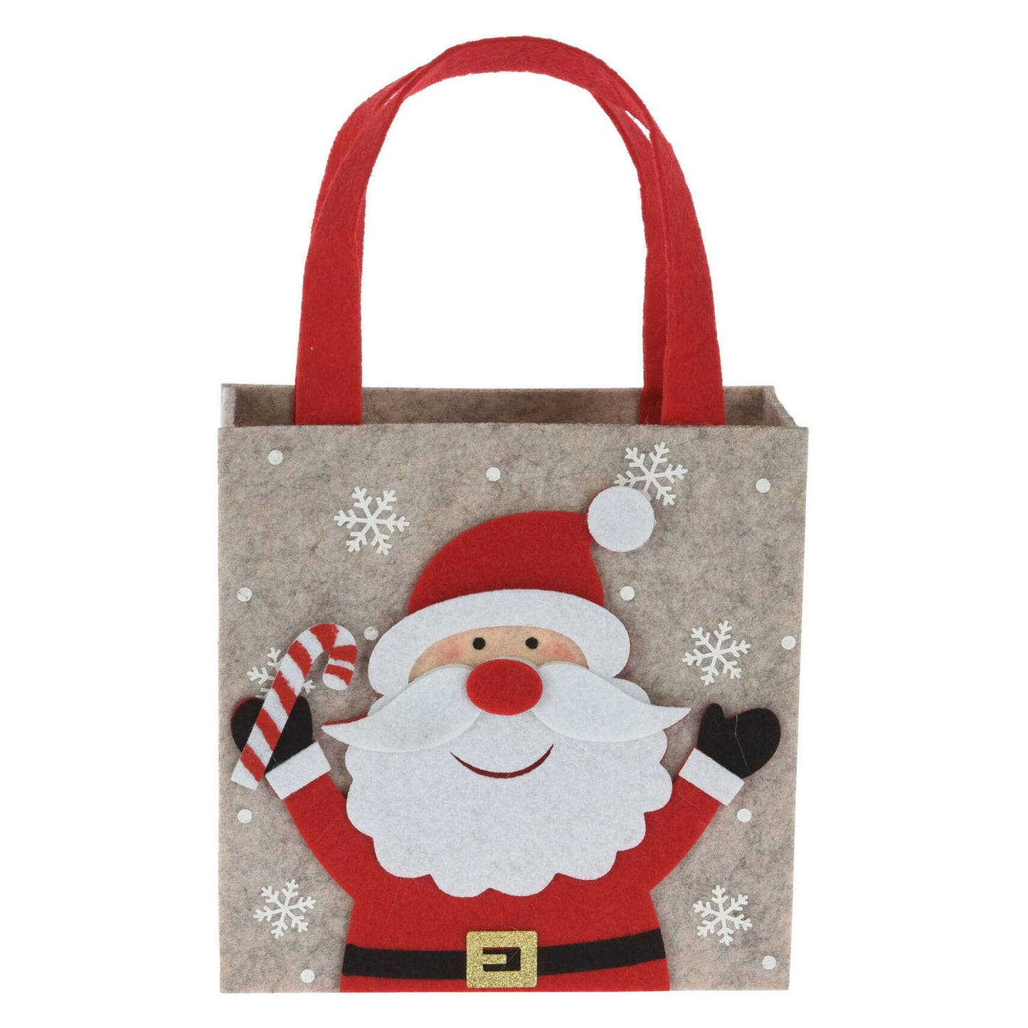 Borsa regalo di Natale in feltro, 18 cm