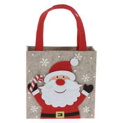 Borsa regalo di Natale in feltro, 18 cm