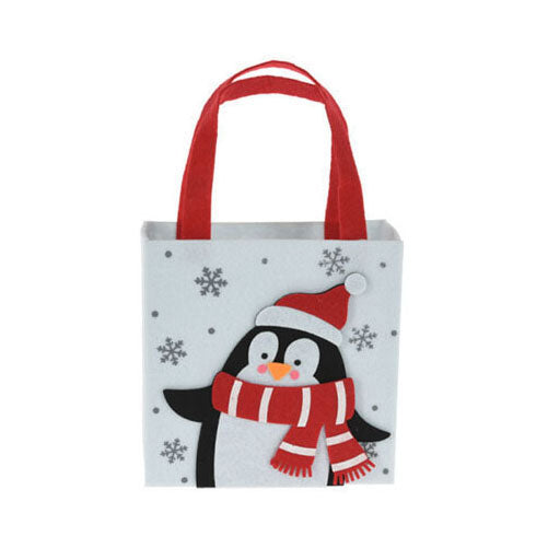 Borsa regalo di Natale in feltro, 18 cm