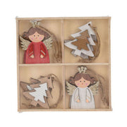 Attaccanti per alberi di Natale in legno, 8st. - afbeelding 3