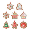Las perchas de Navidad se sentían tradicionales, conjunto de 24