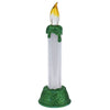 Candela a LED con glitter di Natale, 15 cm.