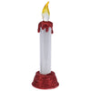 Candela a LED con glitter di Natale, 15 cm.