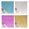 Tela glitter 15x15cm, set di 12