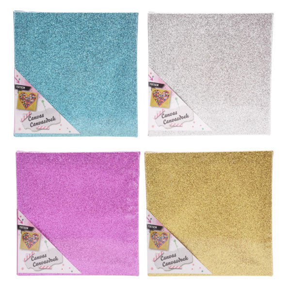 Tela glitter 15x15cm, set di 12