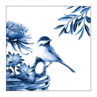 Servilletas Ambiente pájaro azul 33x33cm