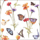 Ambiente servilletas mariposa jardín 33cm