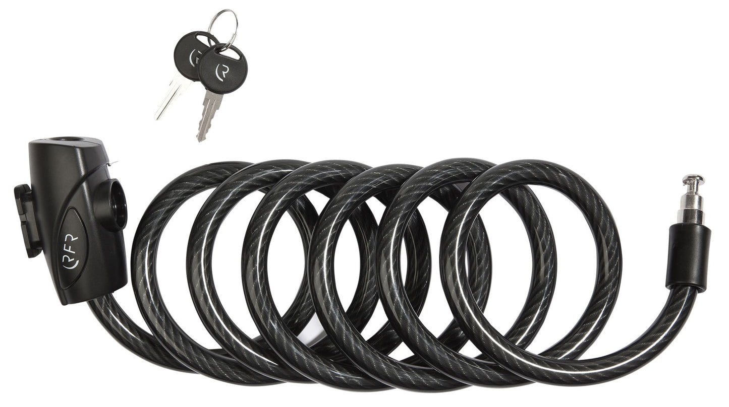 Lucchetto con cavo a spirale Rfr 12 x 1800 mm