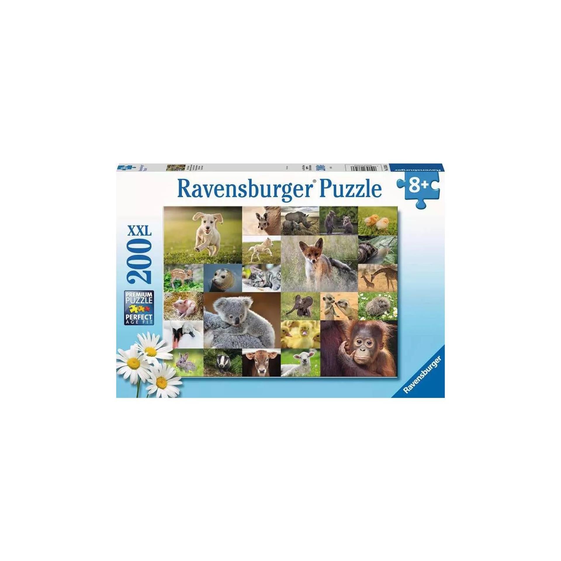 RAVENSBURGER PULLS CINETTO ANIMALI DI BAMBINI, 200 °. Xxl