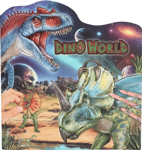 Depesche - dino world coloring book