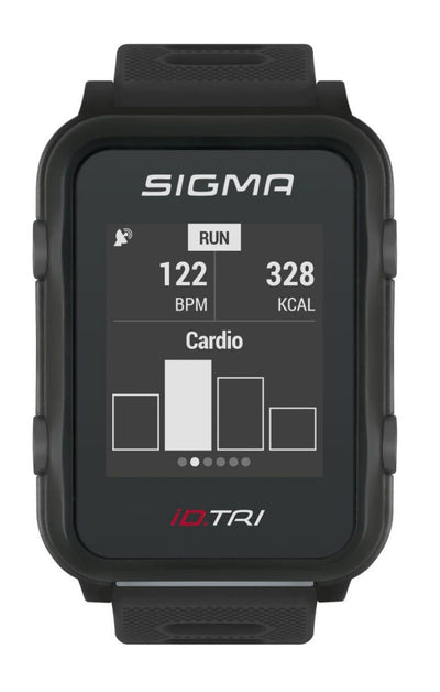 Sporthorloge Sigma iD.TRI Black Set