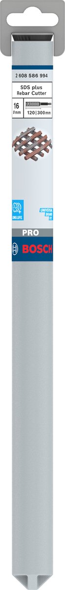 Trapano taglia-barre Bosch pro sds plus, 16 x 120 x 300 mm