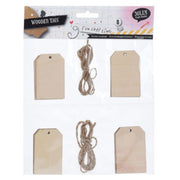 Labels hout, 8st. - afbeelding 3