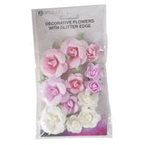 Paper flowers with glitter - afbeelding 2