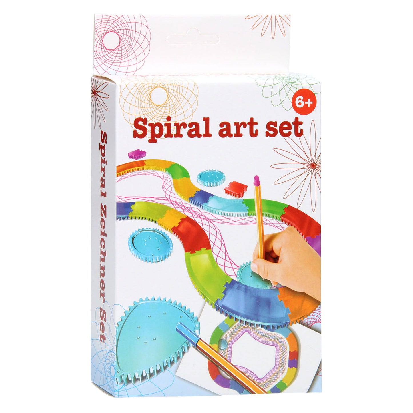 Juego de letreros de arte en espiral