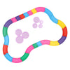 Juego de letreros de arte en espiral