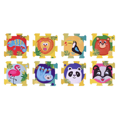 Animali puzzle del tappetino da pavimento Eva, 8st.