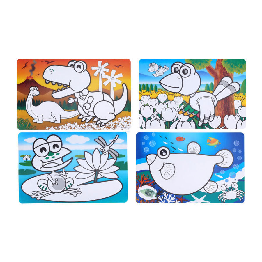 Animali della tovaglia, set di 12