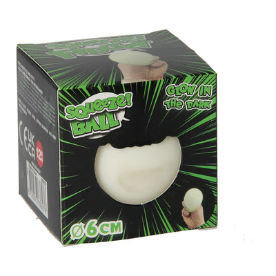 Squeeze ball glow in the dark, 6cm