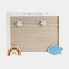 MEMOBORD MDF REGENBOOG