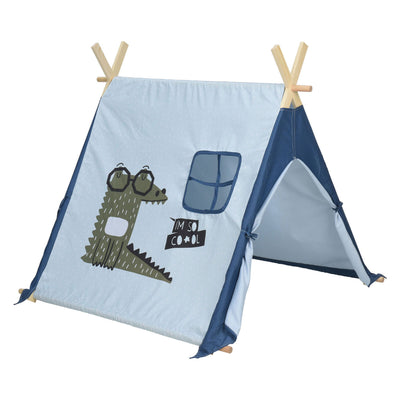 Tenda blu con coccodrillo, 101 cm