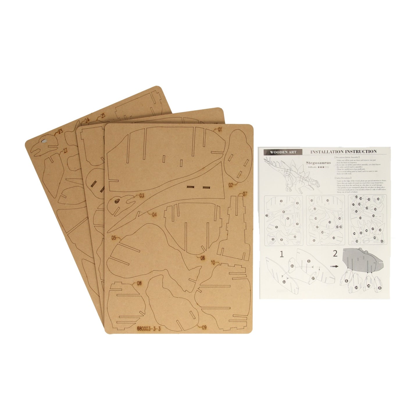 PIZZO DE MADERA 3D DINOSAURUS