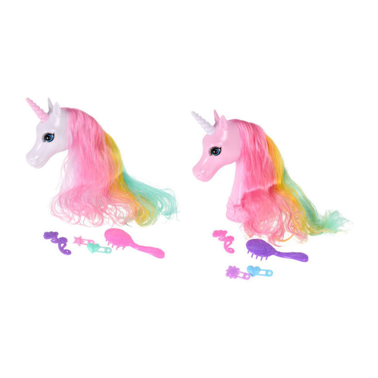 Cabezal de techo de unicornio con 4 accesorios