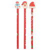 Lápiz con chicle Navidad, 3st.
