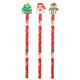Lápiz con chicle Navidad, 3st.