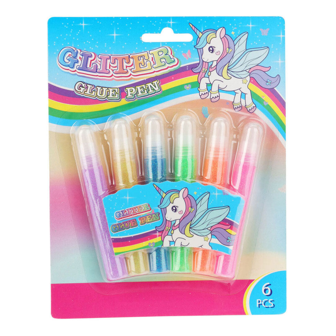 pen glitter, 6st.