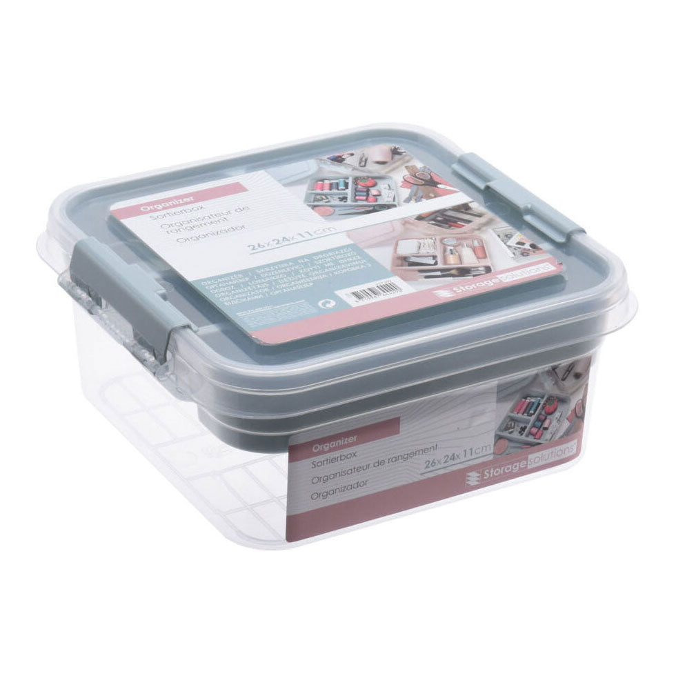 Plastic organizer, 26x24cm