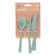 Set di plastica riciclato da posate, 3dlg.