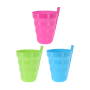 Beker met rietje, set van 3st. - afbeelding 1