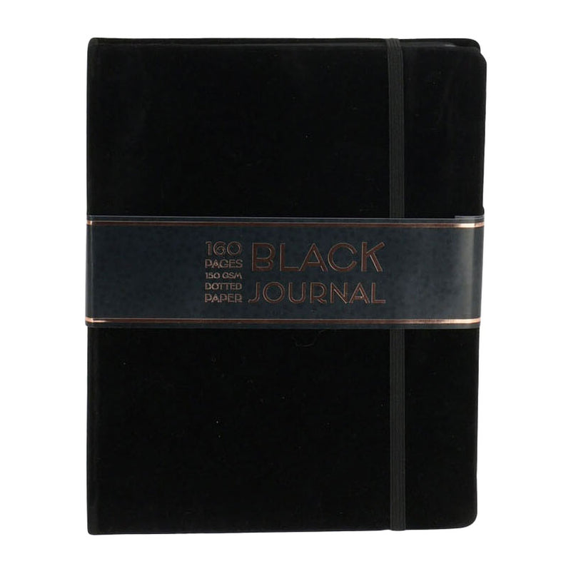 Bulletjournal zwart, 17x22cm