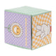 Desk cube with 3 adhesive memo sizes