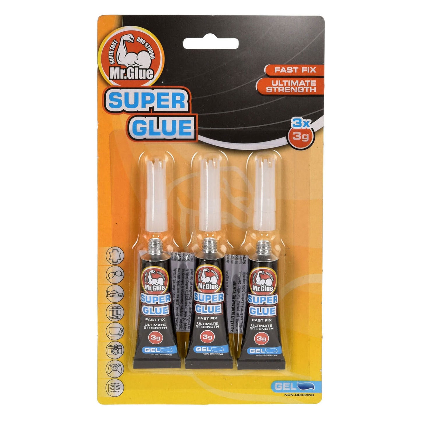 Gel superpegamento, 3 uds.